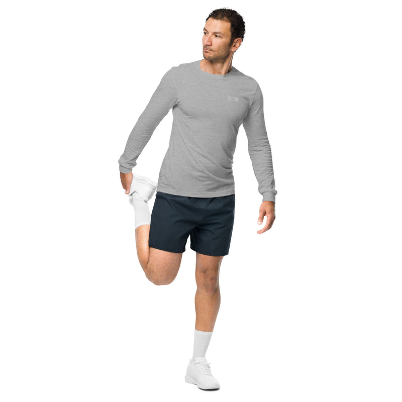 Alpha Active Men’s Long Sleeve Tee – Minimal Athletic Streetwear
