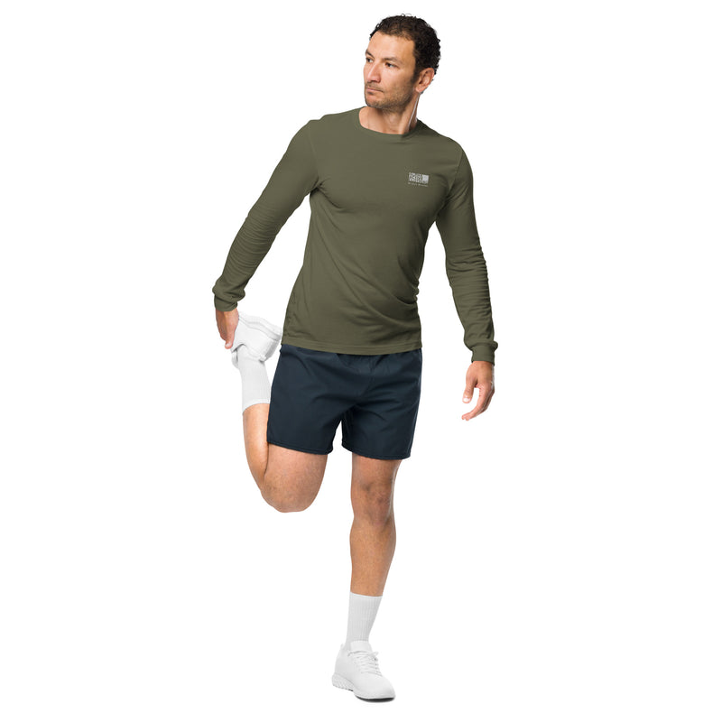 Alpha Active Men’s Long Sleeve Tee – Minimal Athletic Streetwear